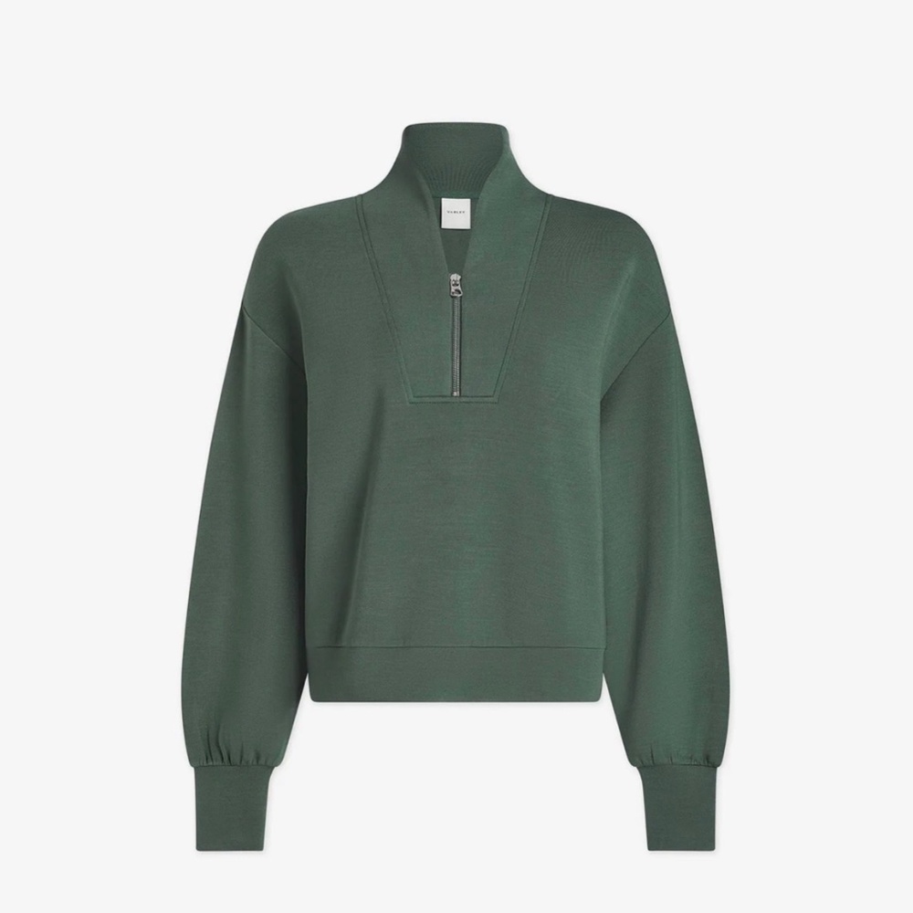 Varley Davidson Quarter-zip Cilantro